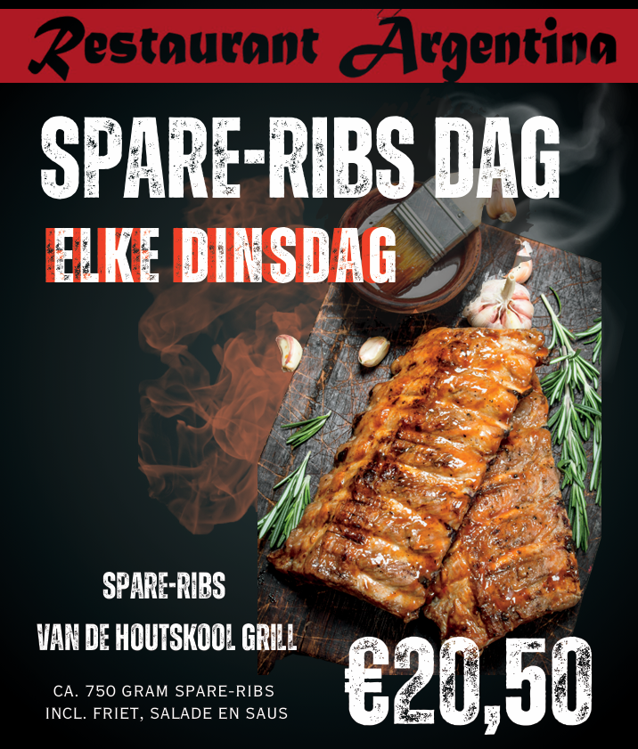 Spare-ribsdag Argentina Maarssen
